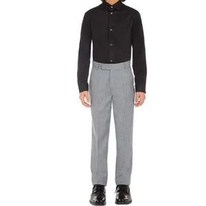 Calvin Klein long sleeve black button down shirt size boy 8